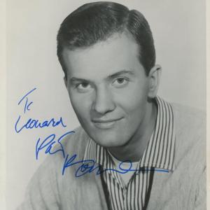 Photo of Pat Boone signed photo
