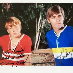 Photo of Flipper Luke Halpin and Tommy Norden signed photo
