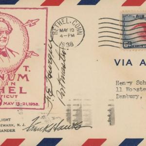 Photo of Colonel Frank Hawks signed first day cover 