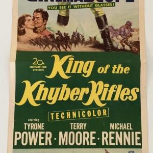 Photo of King of the Khyber Rifles vintage movie poster