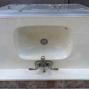 Photo of Table, Bathroom Sink, washer & drier