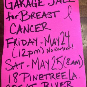 Photo of Annual Garage Sale for Breast Cancer