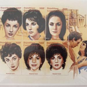 Photo of Cleopatra Elizabeth Taylor Stamp Sheet