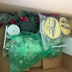 Photo of Box of misc Christmas
