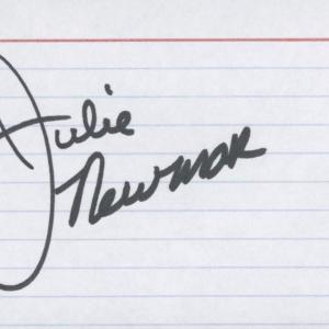 Photo of Julie Newmar original signature