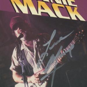 Photo of Lonnie Mack signed postercard