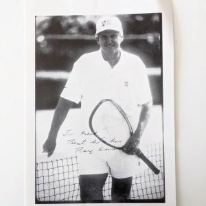 Photo of Australian Tennis Player Roy Emerson signed photo