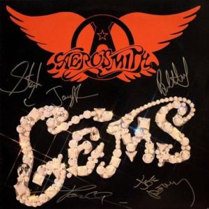Photo of Aerosmith signed "Gems" album 