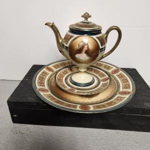 Photo of Antique Chocolate Pot Set