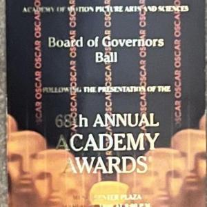 Photo of Original 1996 Admission Ticket to 68th Annual Academy Awards 