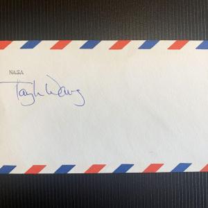 Photo of Taylor Gun-Jin Wang signed first day cover