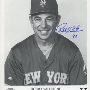 Photo of Bobby Valentine signed photo