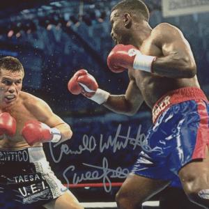 Photo of Pernell Whitaker Sr. signed photo