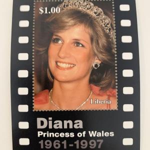 Photo of Liberia Diana Princess of Wales commemorative stamp 