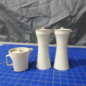 Photo of Tupperware Dressing Containers and Creamer Pitcher