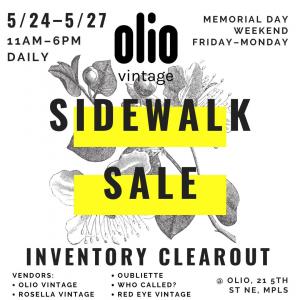 Photo of Vintage Clothing Memorial Weekend Sidewalk Sale