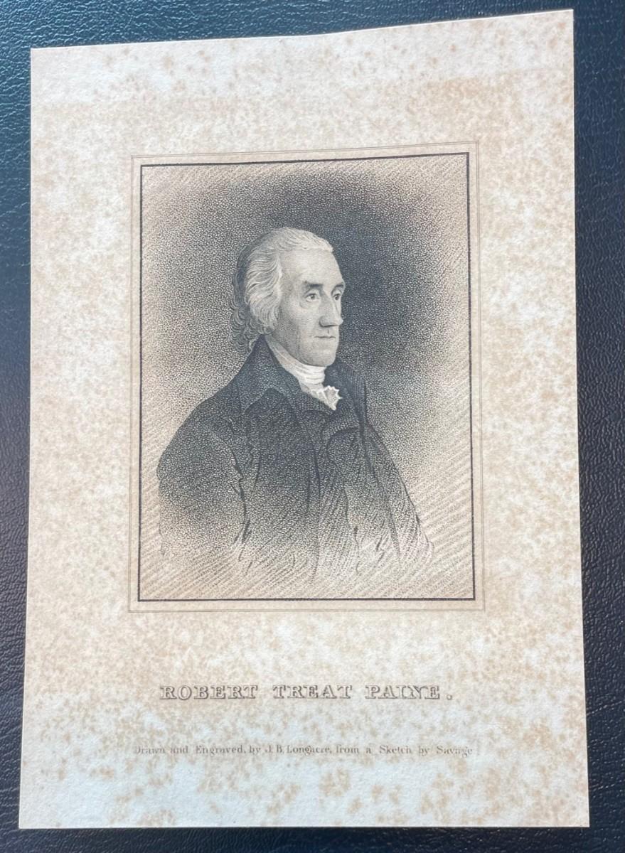 Photo 2 of Robert Treat Paine by Engraved by J.B. Longacre