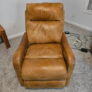 Photo of Two Comfort Design Davion Electric Leather Recliners (BLR-DW)