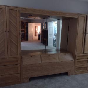 Photo of Thomasville Solid Wood Headboard Storage Cabinet