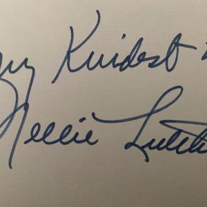 Photo of Nellie Lutcher Signature