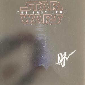 Photo of Andy Serkis signed "Star Wars: The Last Jedi" movie photo. GFA Authenticated