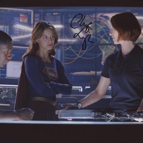 Photo of Chyler Leigh signed "Supergirl" television photo 