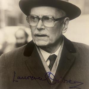 Photo of The Jazz Singer Laurence Olivier signed movie photo