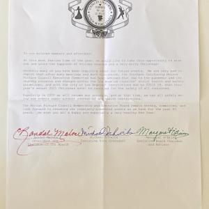 Photo of Margaret O'Brien signed letter