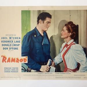 Photo of Ramrod original 1947 vintage lobby card
