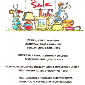 Photo of Colts Neck Woman's Club Yearly Yard Sale