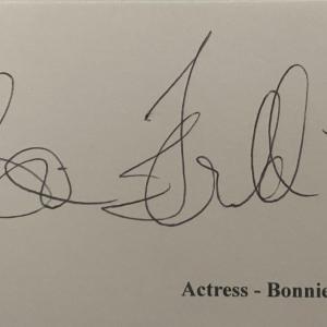 Photo of Bonnie Franklin original signature
