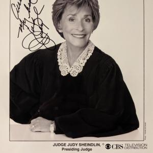 Photo of Judge Judy Signed Photo