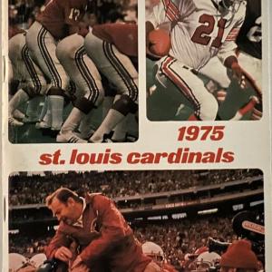 Photo of 1975 St. Louis Cardinals team program