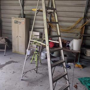 Photo of Aluminum Ladder 8' Werner A-Frame