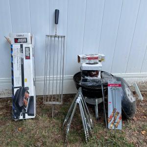 Photo of LOT 78S: Grilling Essentials! Weber Grill, E Z Que, Tongs & More