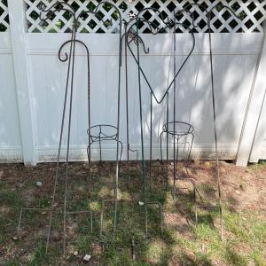 Photo of LOT 76S: Collection Of Shepards Hooks/Plant Hangers