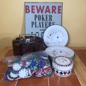 Photo of LOT 97B: Poker Collection - American Atilier Poker Hand Casino Royale Corkback C