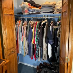 Photo of LOT 45X: Men’s Closet Clean Out! All Contents Of Closet Included