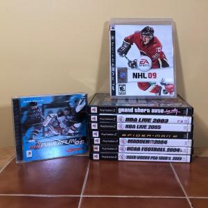 Photo of LOT 119B: Playstation 3 NHL 09, NHL Power Play '98 CD-ROM w/ PS2 Games - Spider-