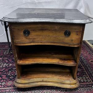 Photo of Rustic Marble top Night Stand