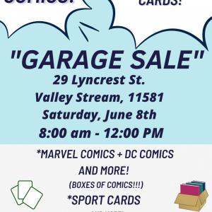 Photo of Garage Sale 6/8! Comics and Trading Cards!