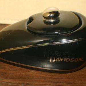Photo of Harley Davidson Porcelain Gas Tank Trinket Box