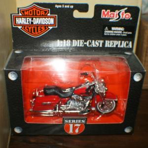 Photo of Maisto Harley Davidson Red Die Cast Motorcycle