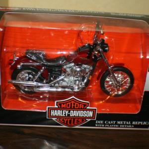 Photo of Maisto Harley Davidson Maroon Die Cast Motorcycle