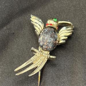 Photo of Silver tone bird pin
