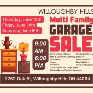 Photo of Multi Family Garage Sale: Willoughby Hills, OH!