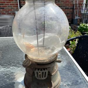 Photo of Antique Scarce c1900 AD-LEE E-Z Gumball Dispenser w/Original Globe Preowned from