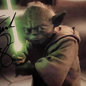 Photo of Star Wars Frank Oz Yoda signed photo