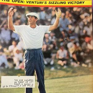 Photo of Sports Illustrated Magazine 1964 Ken Venturi Issue 