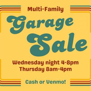 Photo of 5 Family Garage Sale Wed night & Thurs